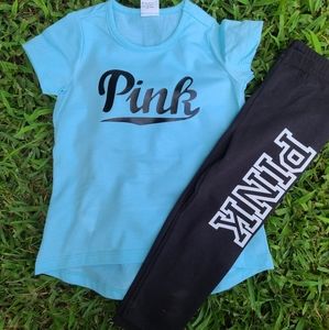 Love pink inspired toddler outfit